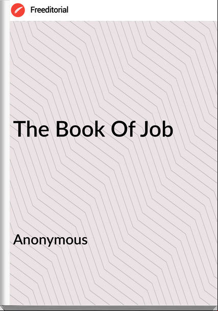                                  Anonymous - The Book Of Job
